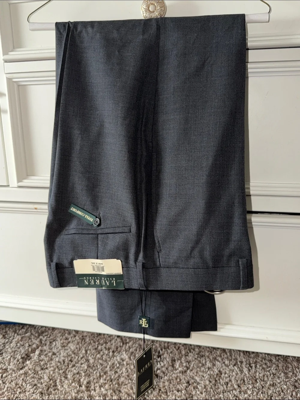 Ralph Lauren Men’s Charcoal Gray Dress Pants